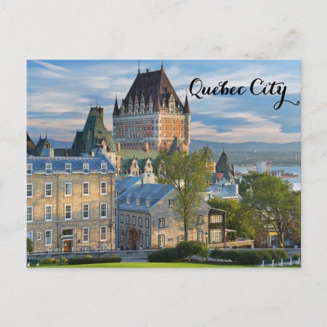 QUEBEC CITY POSTCARD VYKORT (Framsida)