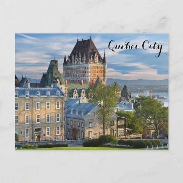 QUEBEC CITY POSTCARD VYKORT (Framsida)