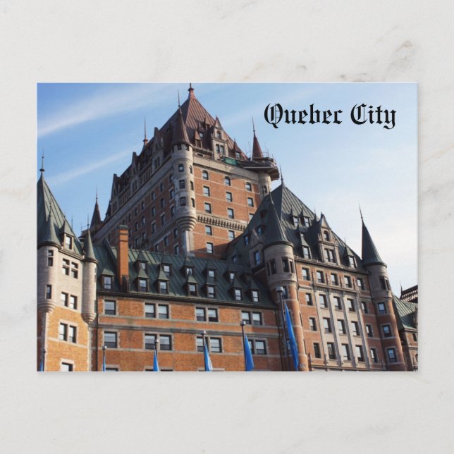 Québec City Postcard Vykort (Framsida)