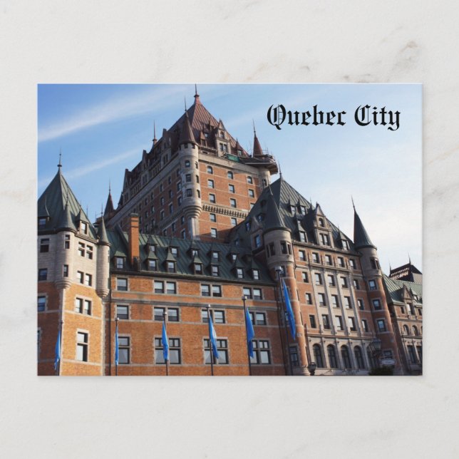 Québec City Postcard Vykort (Framsida)