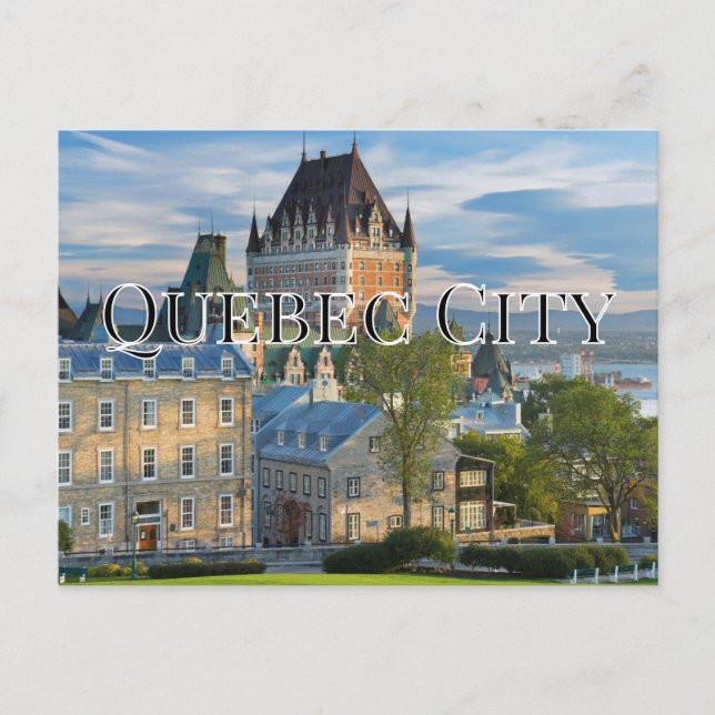 QUEBEC CITY POSTCARD VYKORT (Framsida)