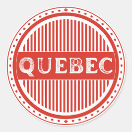 Quebec City Pride-symbol – kanadensisk identitet Runt Klistermärke
