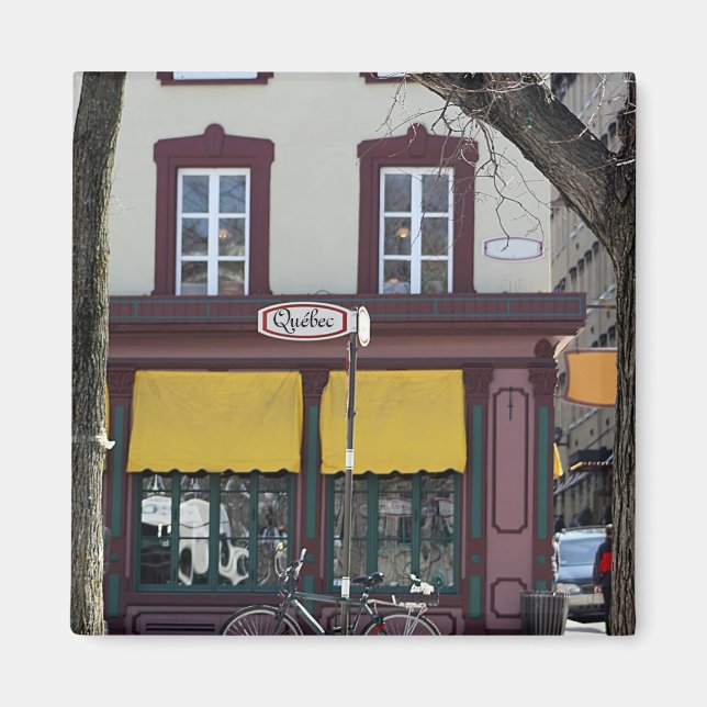 Quebec City-scen Magnet (Framsidan)