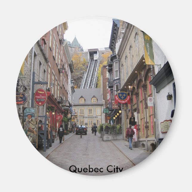 Quebec City Street Magnet (Framsidan)