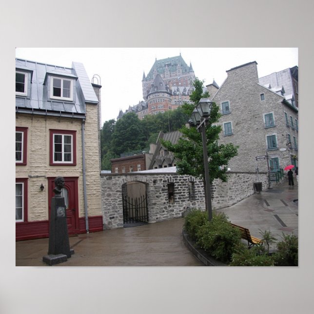Quebec City Street Poster (Framsidan)