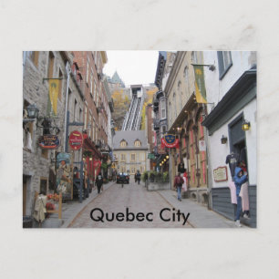 Quebec City Street Vykort