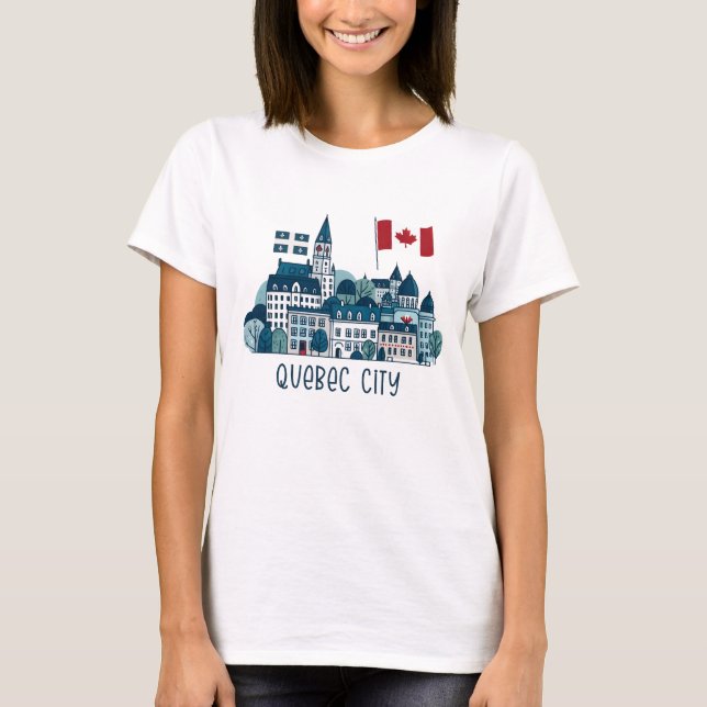 Quebec City T Shirt (Framsida)