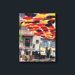 Quebec City underbara paraplyer Canvastryck<br><div class="desc">Quebec City Kanvastryck Wall Art Art.</div>