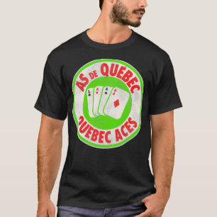 Quebec Ess Retro Defunct Ice Hockey T Shirt
