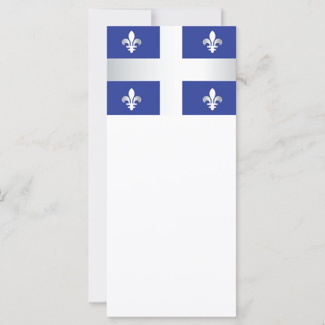 Quebec flagga (Framsida)