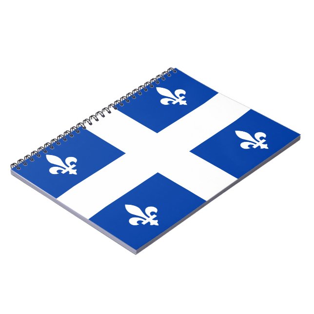 Quebec Flagga Anteckningsbok (Vänstra Sidan)