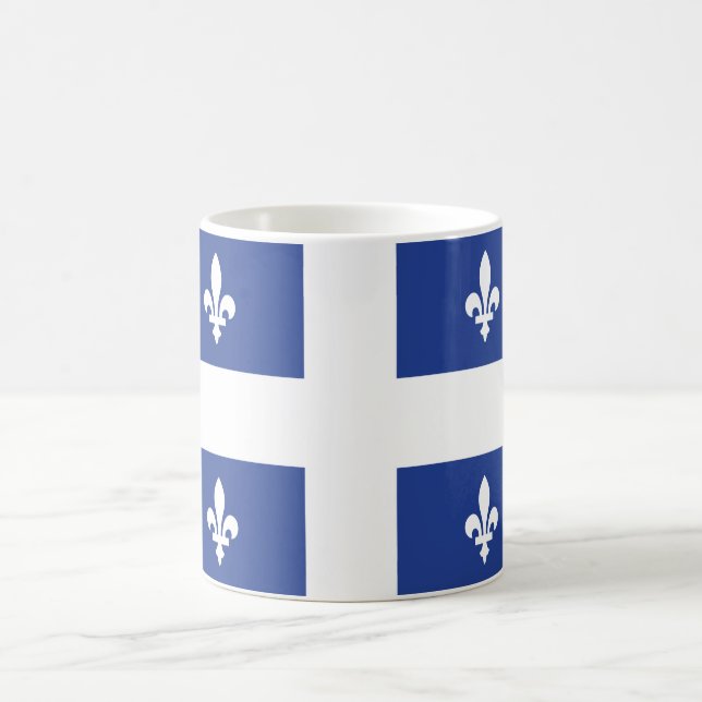 Quebec Flagga Kaffemugg (Center)