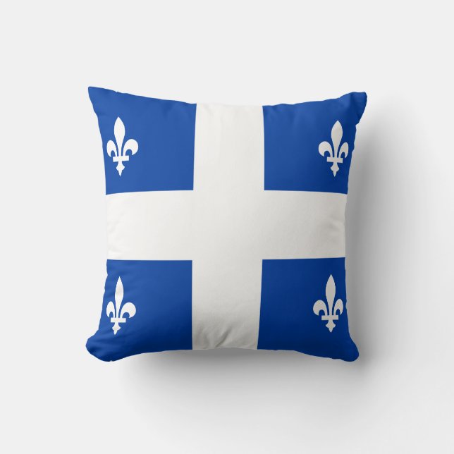 Quebec Flagga Kudde (Framsida)