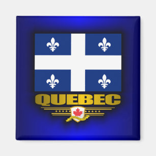 Quebec flagga magnet