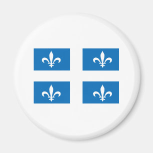 QUEBEC FLAGGA MAGNET