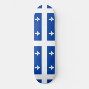 Quebec Flagga Mini Skateboard Bräda 18,5 Cm