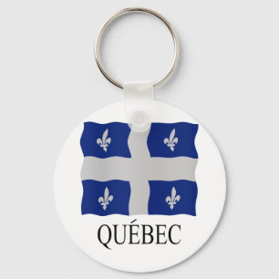 Québec flagga nyckelring