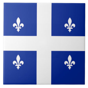 Quebec Flagga Tile Kakelplatta