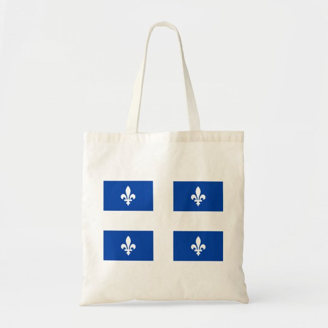 Quebec Flagga Tygkasse (Framsidan)