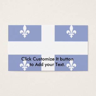 Quebec-flagga Visitkort