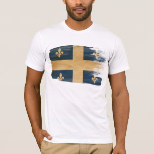 Quebec flaggaT-tröja T-shirt