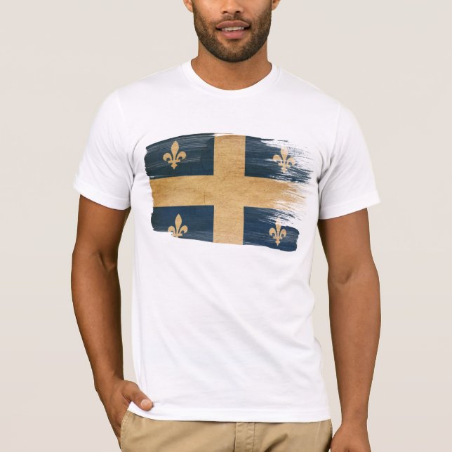 Quebec flaggaT-tröja Tröja (Framsida)