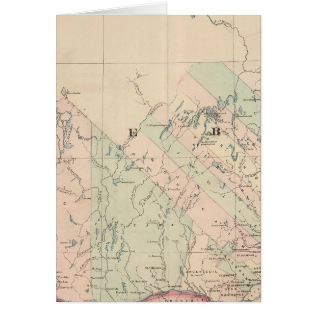 Quebec Hälsningskort (Framsidan)