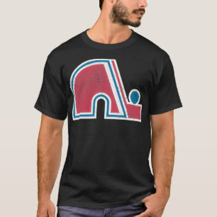 Quebec Hockey Retro Nordiques Distress T Shirt