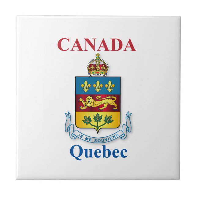 Quebec jackar arm kakelplatta (Framsidan)