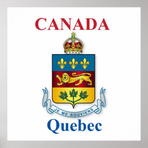 Quebec jackar arm poster