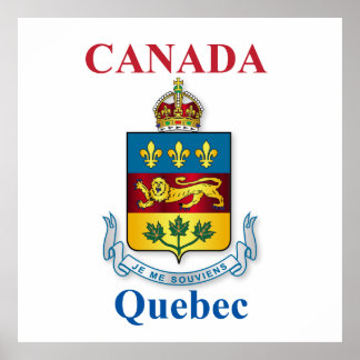 Quebec jackar arm poster