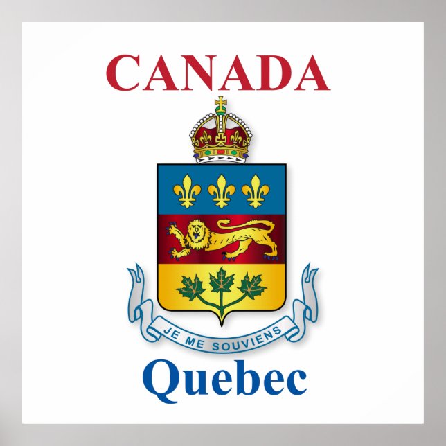 Quebec jackar arm poster (Framsidan)