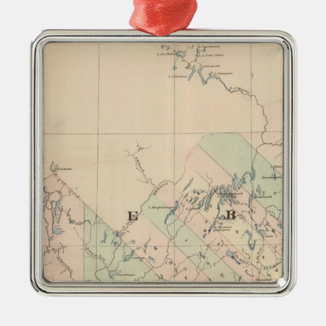 Quebec Julgransprydnad Metall (Framsidan)