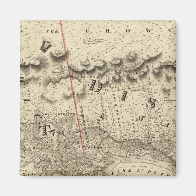 Quebec, Kanada 4 Magnet (Framsidan)