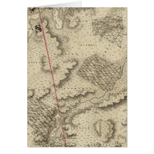 Quebec, Kanada 5 Hälsningskort (Framsidan)