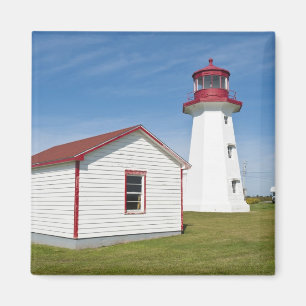 Québec, Kanada. Cap D'Espoir fyr. Magnet