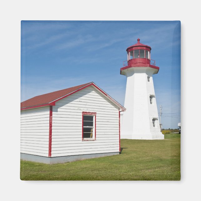Québec, Kanada. Cap D'Espoir fyr. Magnet (Framsidan)