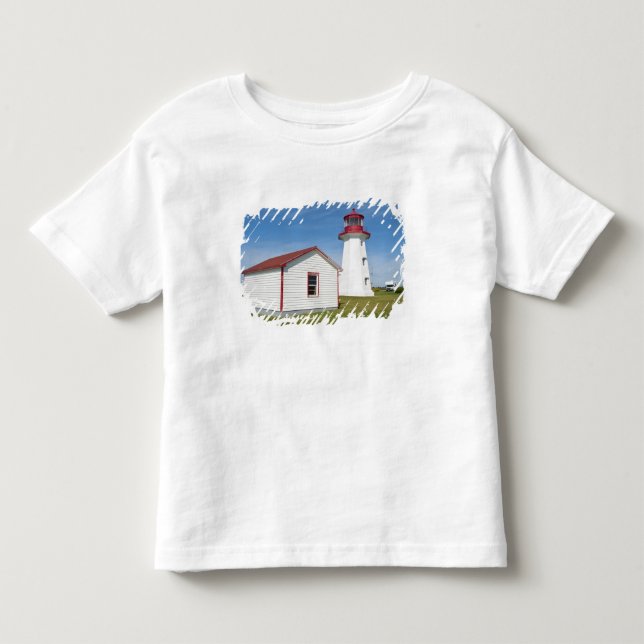 Québec, Kanada. Cap D'Espoir fyr. T Shirt (Framsida)