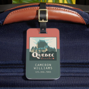 Quebec Kanada   Château Frontenac Bagagebricka