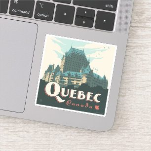 Quebec Kanada Château Frontenac Klistermärken