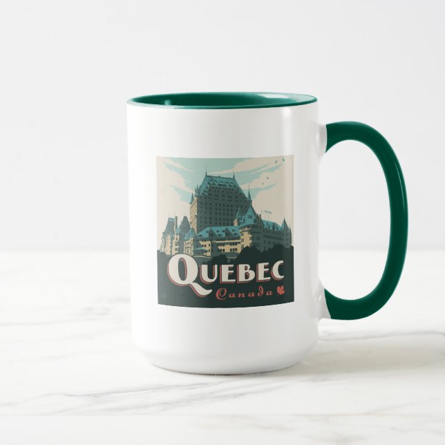 Quebec Kanada | Château Frontenac Mugg (Höger)
