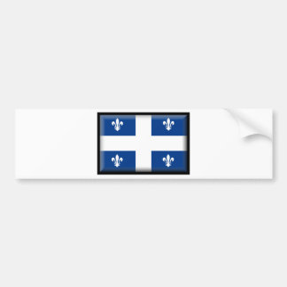 Quebec (Kanada) flagga Bildekal