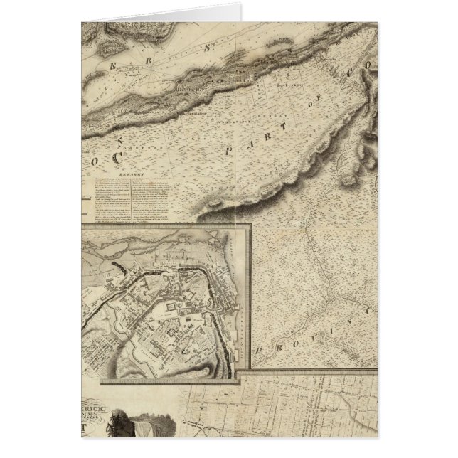 Quebec, Kanada Hälsningskort (Framsidan)