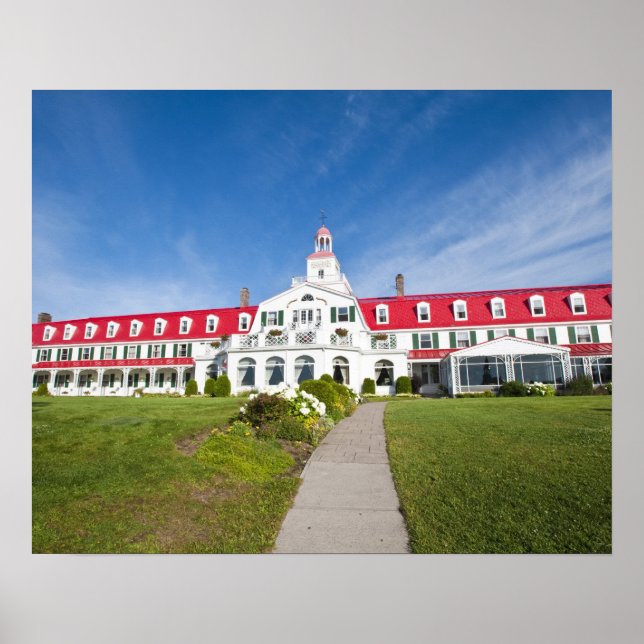 Quebec, Kanada. Historic Hotel Tadoussac Poster (Framsidan)