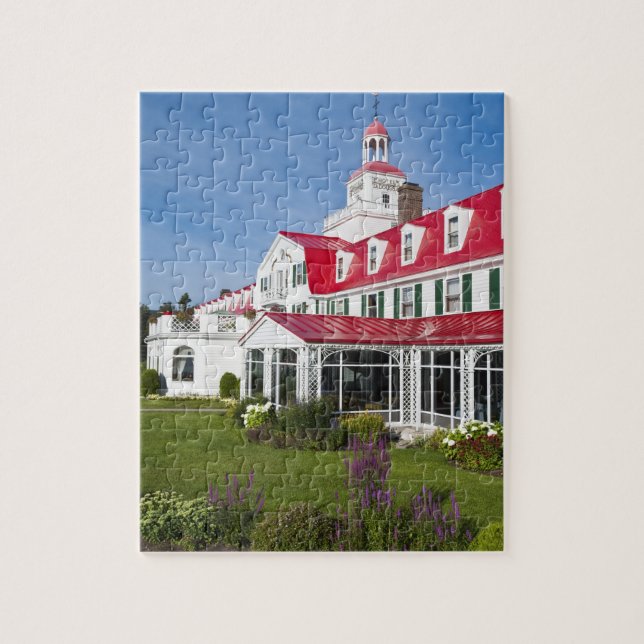 Québec, Kanada. Historiska Hotel Tadoussac, 2 Pussel (Vertikal)