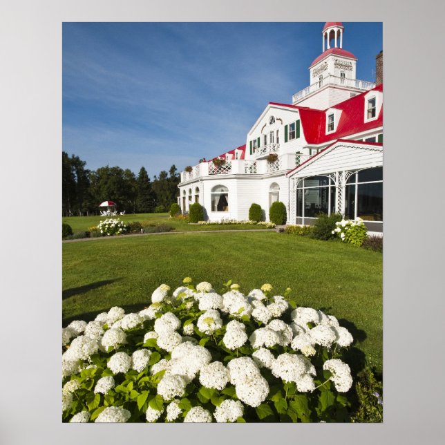 Québec, Kanada. Historiska Hotel Tadoussac, 3 Poster (Framsidan)