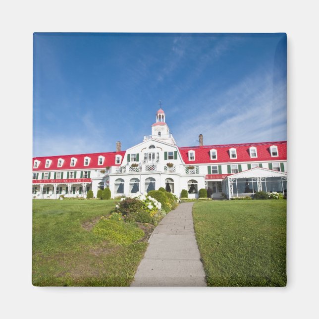Québec, Kanada. Historiska Hotel Tadoussac, Magnet (Framsidan)