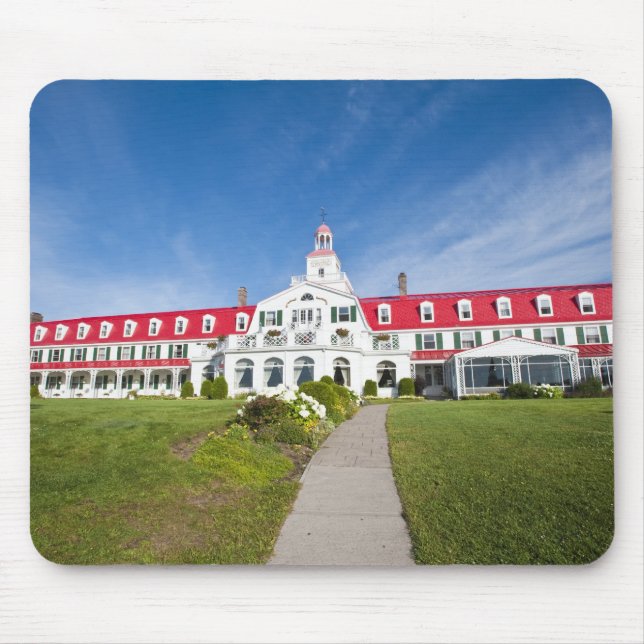 Québec, Kanada. Historiska Hotel Tadoussac, Musmatta (Framsidan)