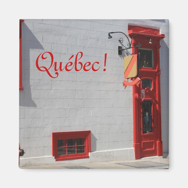 Quebec, Kanada Magnet (Framsidan)