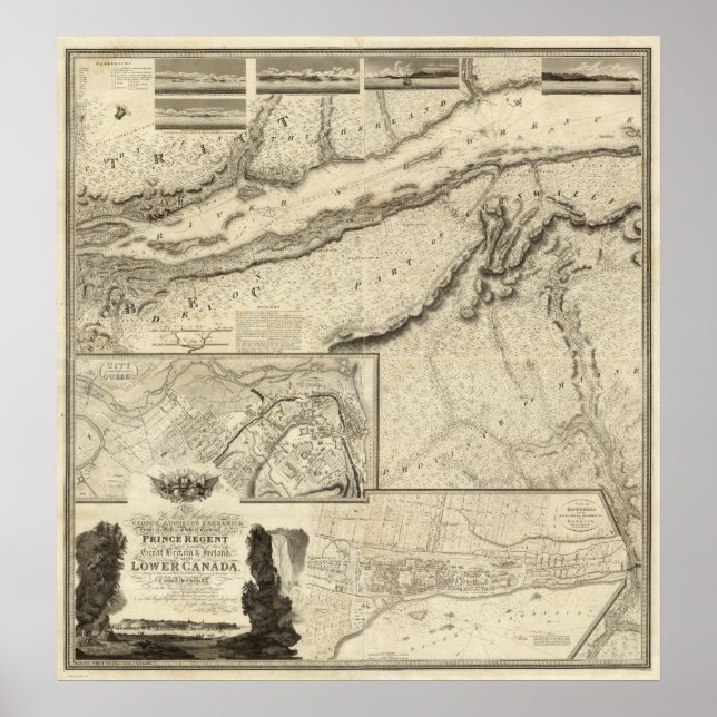 Quebec, Kanada Poster (Framsidan)